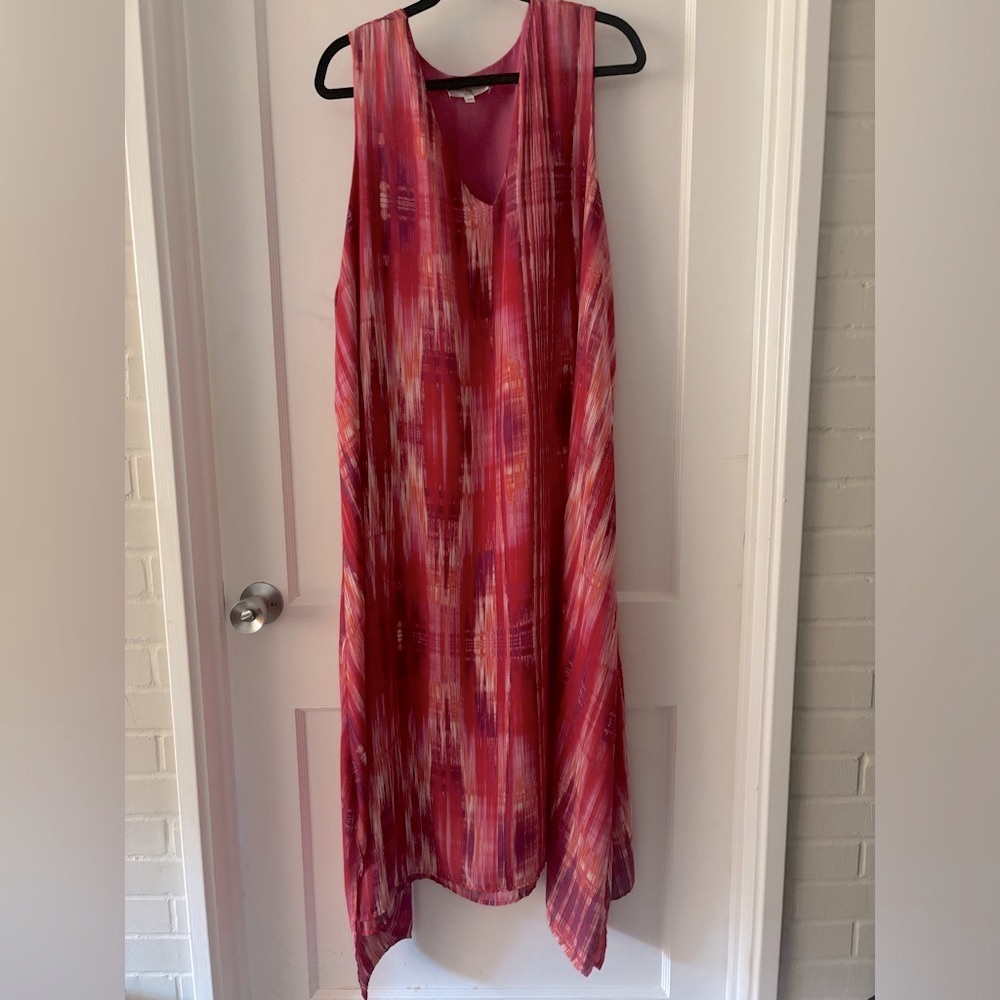 Natori Red Sleeveless Dress